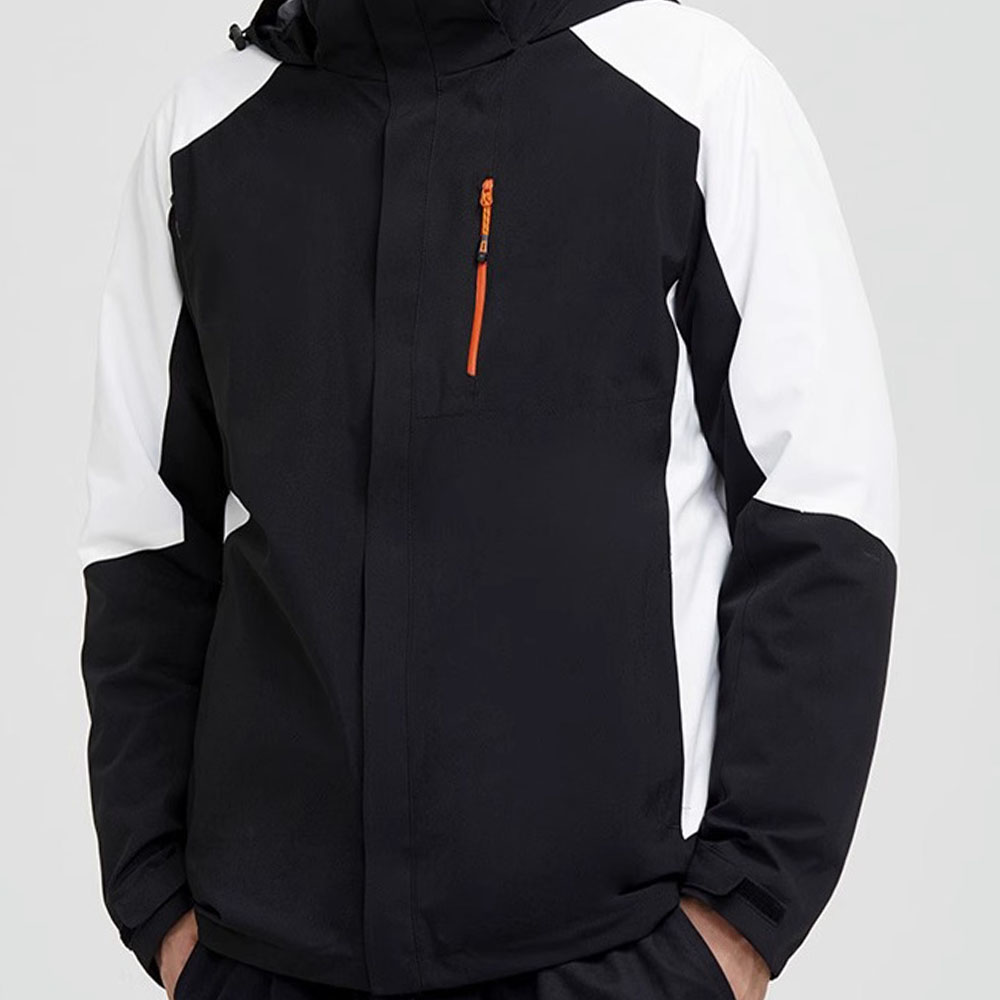 Outdoor Sport Winter Jacket - Winter Round Neck Sport Raincoat Detachable