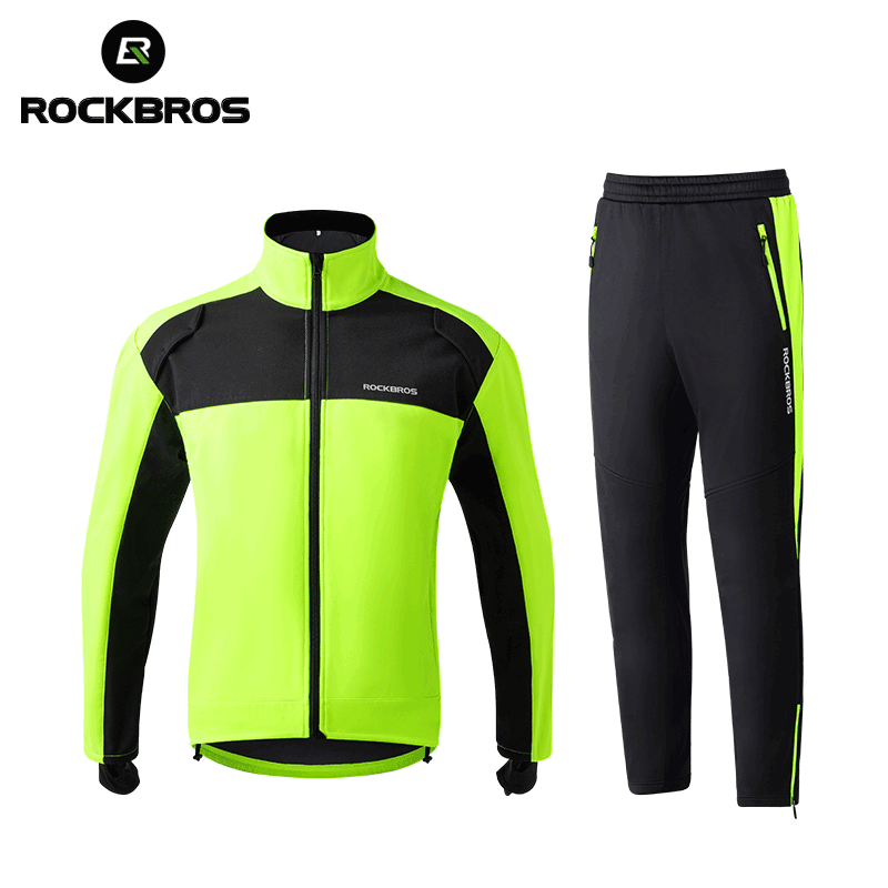 Outdoor Sport Winter Jacket - ROCKBROS Autumn Winter Cycling Clothing Sets