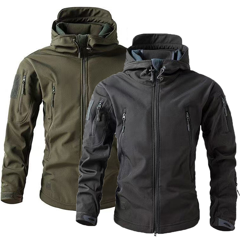 Outdoor Sport Winter Jacket - Men's Winter Autumn Warm Softshell Fleece