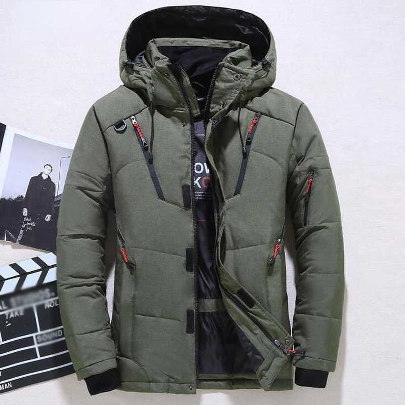 Outdoor Sport Winter Jacket - Down Jacket Male Winter Men White