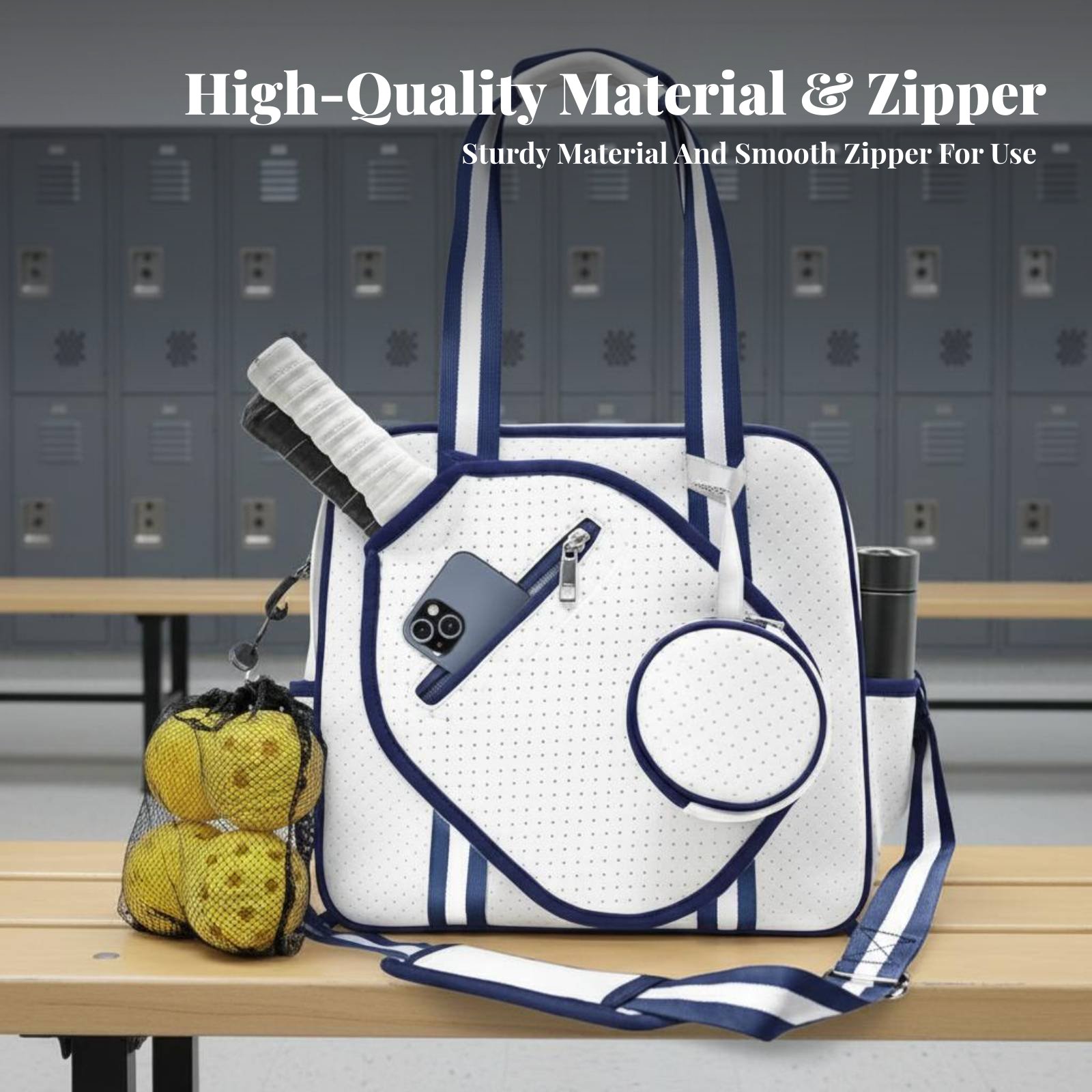 Outdoor Sport Bag - Pickleball Paddle Holder Bag Breathable Large