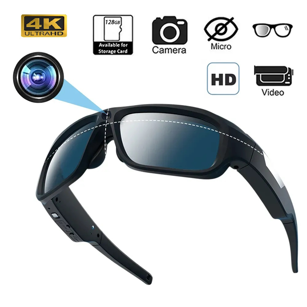 4K HD Smart Glasses Camera Min - Outdoor Sport Camera recension och pris