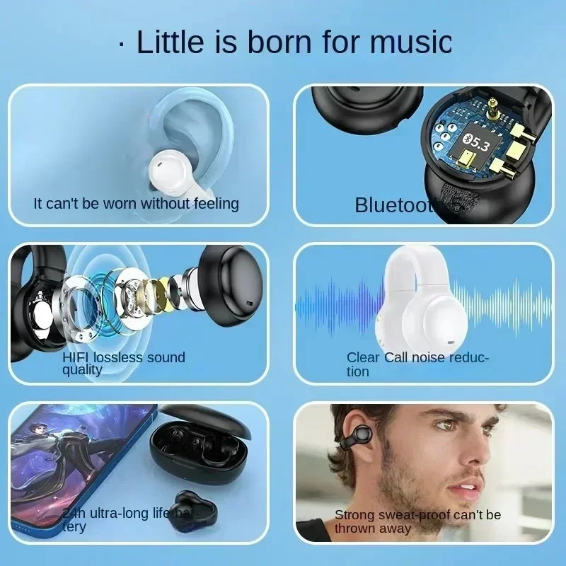 TWS Bluetooth Earbuds Fone Blu - Outdoor Sport Background recension och pris