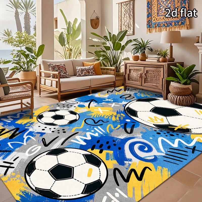 Colorful Graffiti Splash Footb - Outdoor Sport Background recension och pris