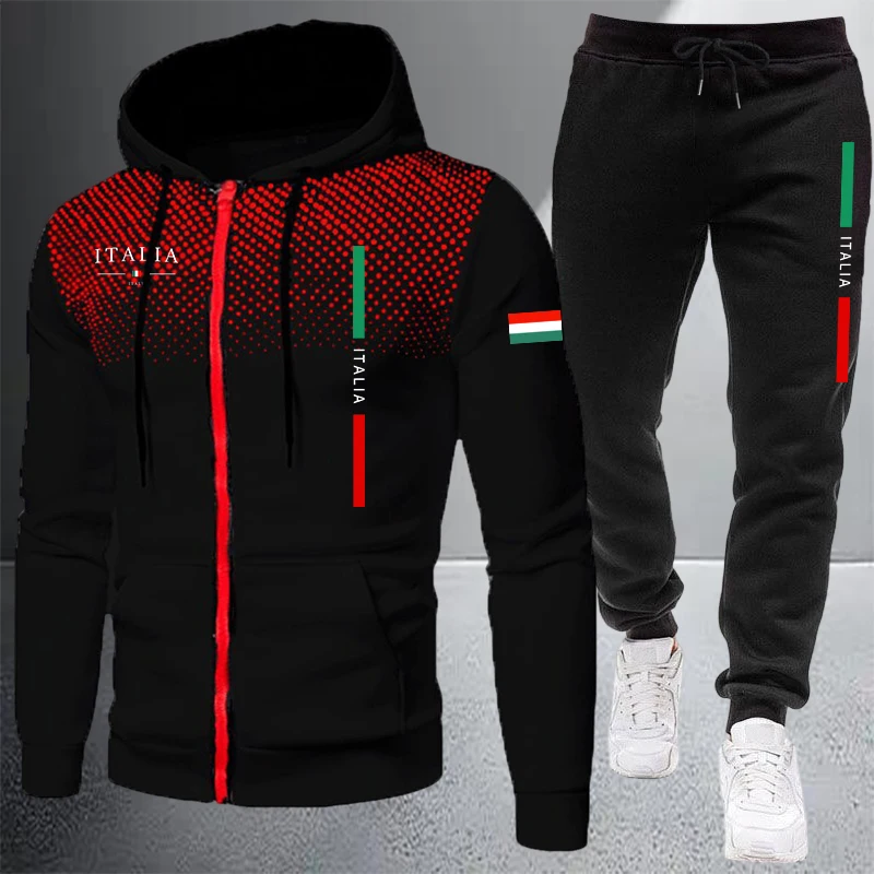 Men's Tracksuit Casual Zip Hoo - Outdoor Sport Winter Jacket recension och pris