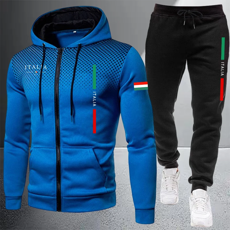 Men's Tracksuit Casual Zip Hoo - Outdoor Sport Winter Jacket recension och pris