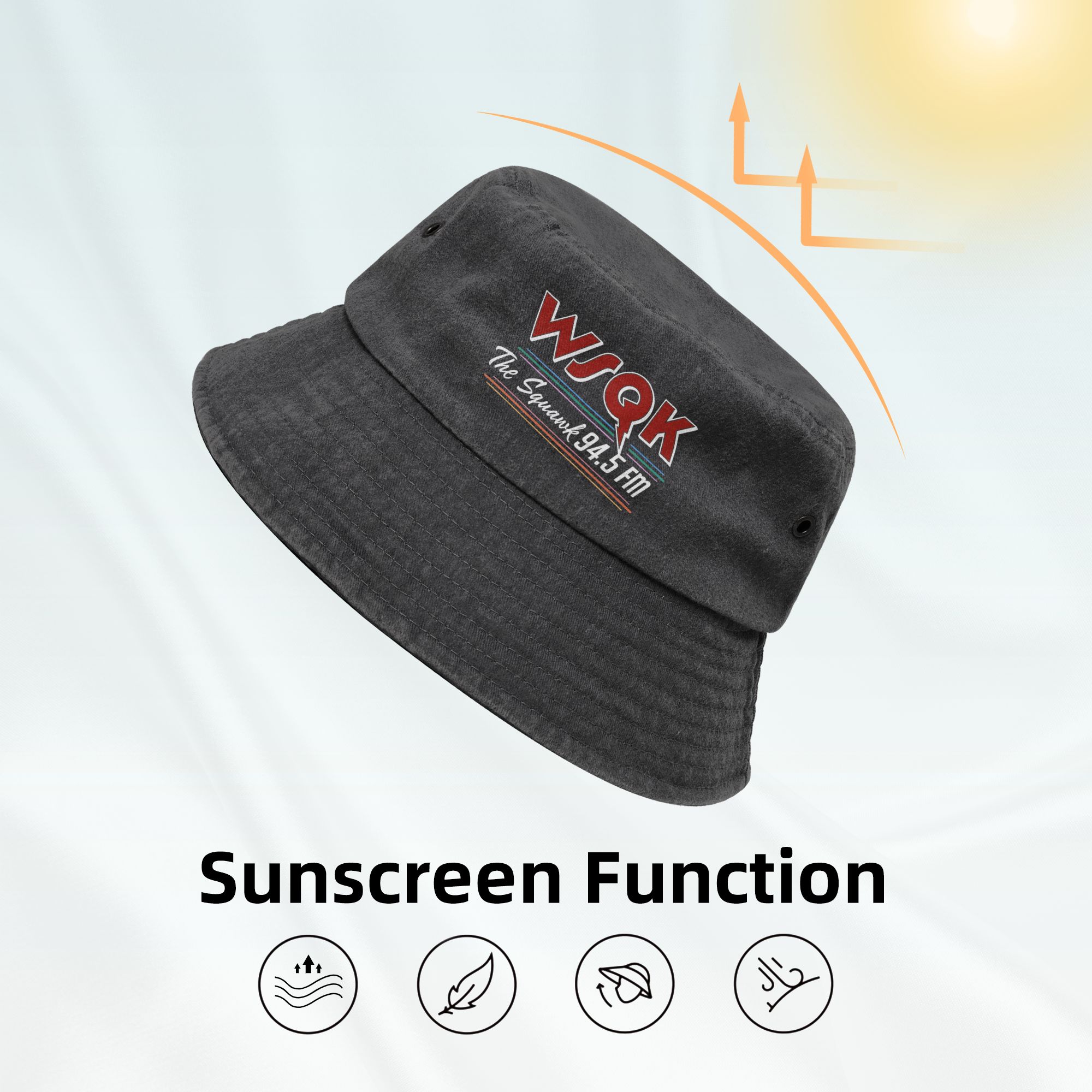 Unisex Bucket Hat WSQK The Squ - Outdoor Sport Ideas recension och pris