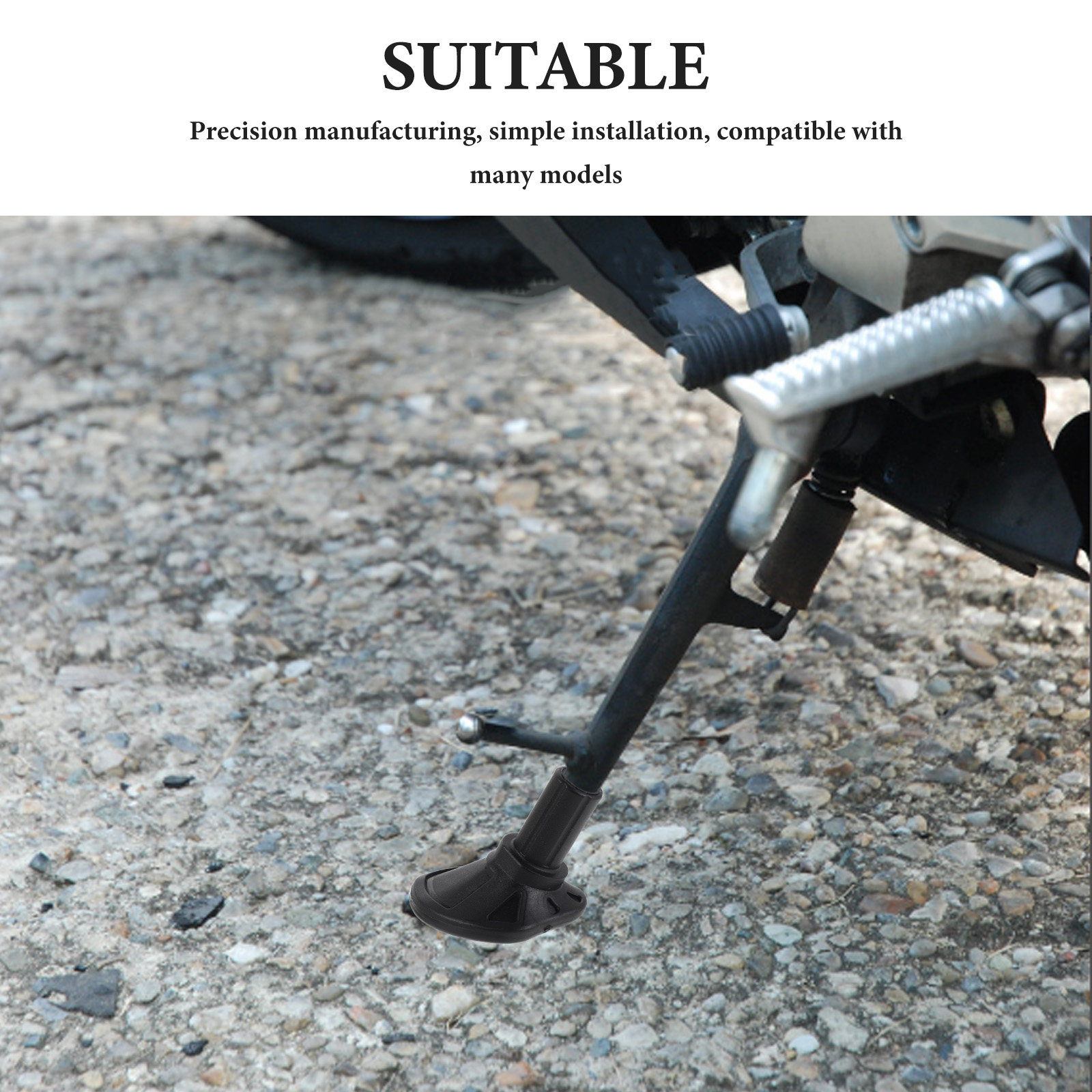 Motorcycle Kickstand Pad Stand - Outdoor Sport Using A Bike recension och pris