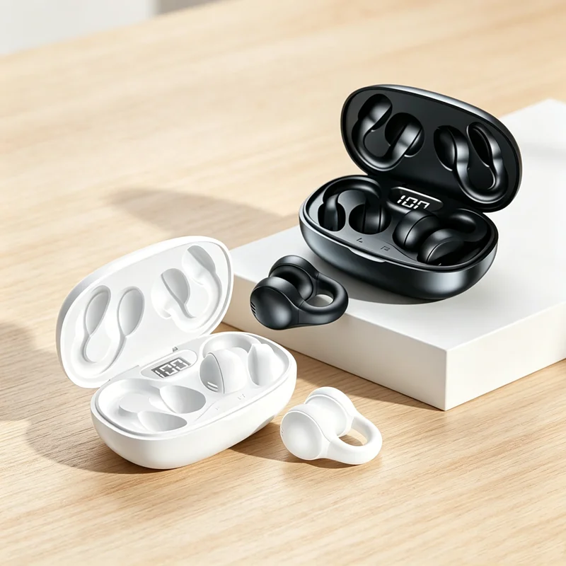TWS Bluetooth Earbuds Fone Blu - Outdoor Sport Background recension och pris
