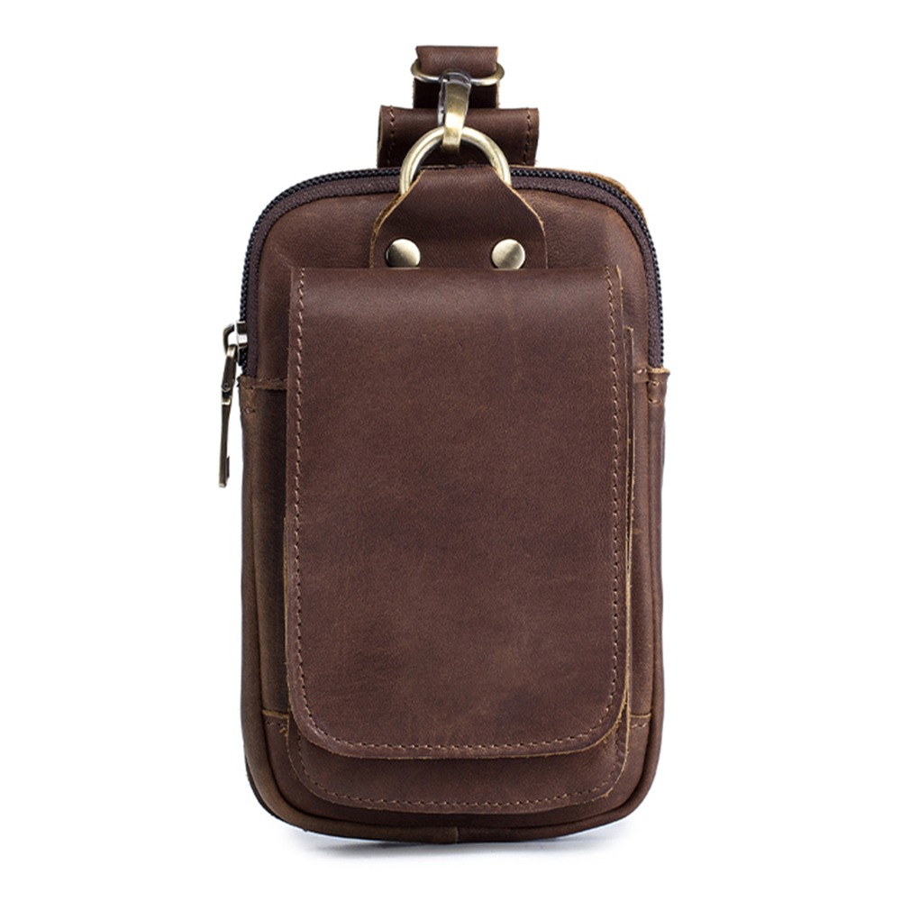 Vintage Cow Leather Belt Bag P - Outdoor Sport Bag recension och pris