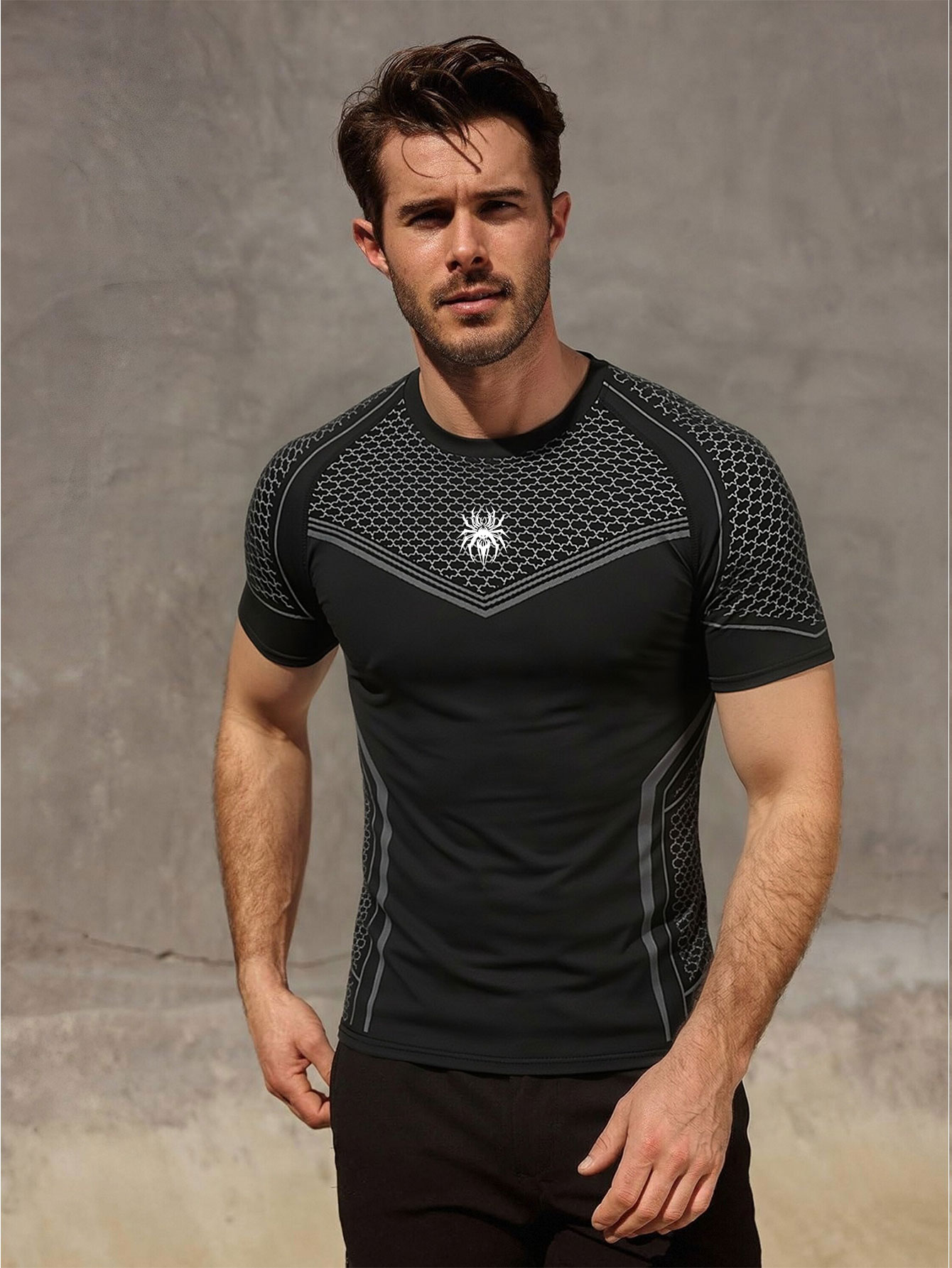Gym Hub Printed Men's Compress - Outdoor Sport.Hub recension och pris