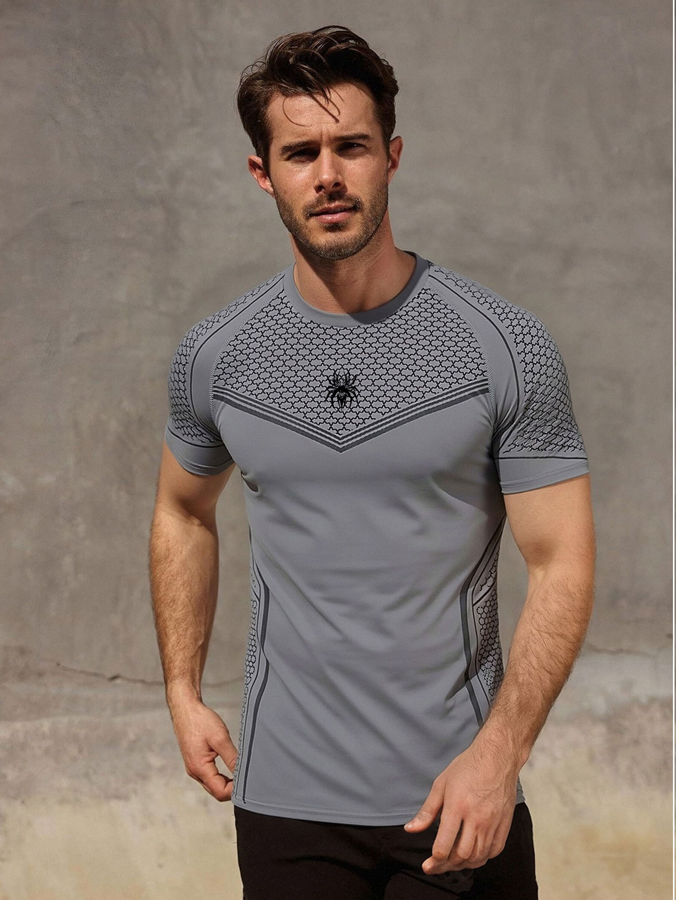 Gym Hub Printed Men's Compress - Outdoor Sport.Hub recension och pris