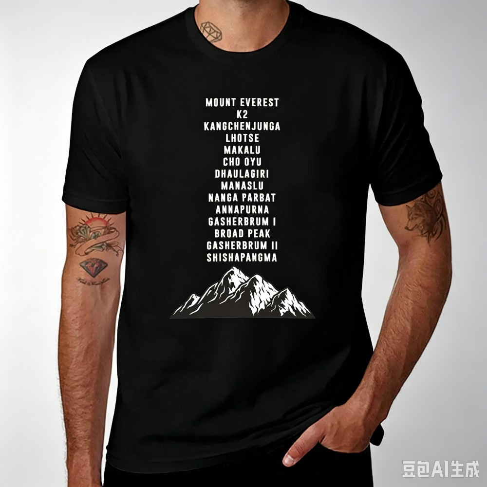 Mountain Peaks List Print Men  - Outdoor Sports List recension och pris