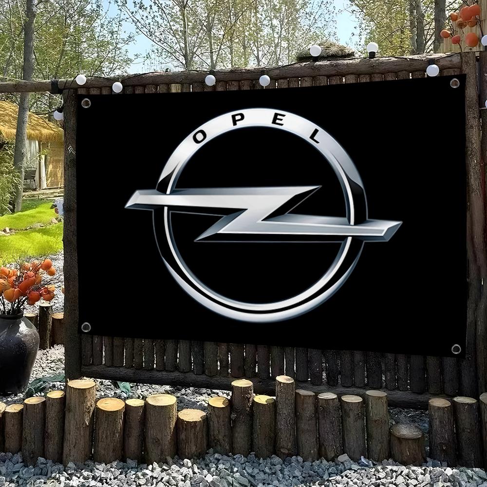 O-Opels Motor Sport Metal Logo - Outdoor Sport Background recension och pris