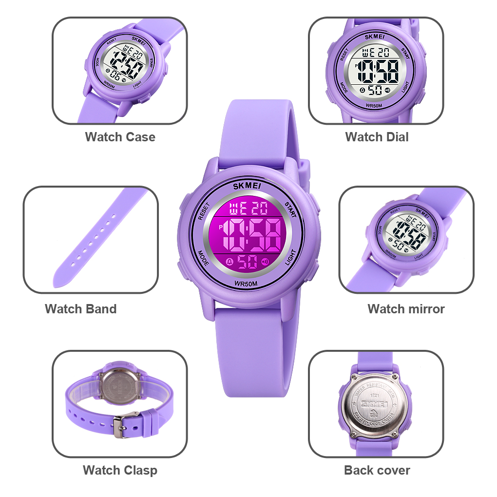 SKMEI Waterproof Kids Digital  - Outdoor Sports List recension och pris